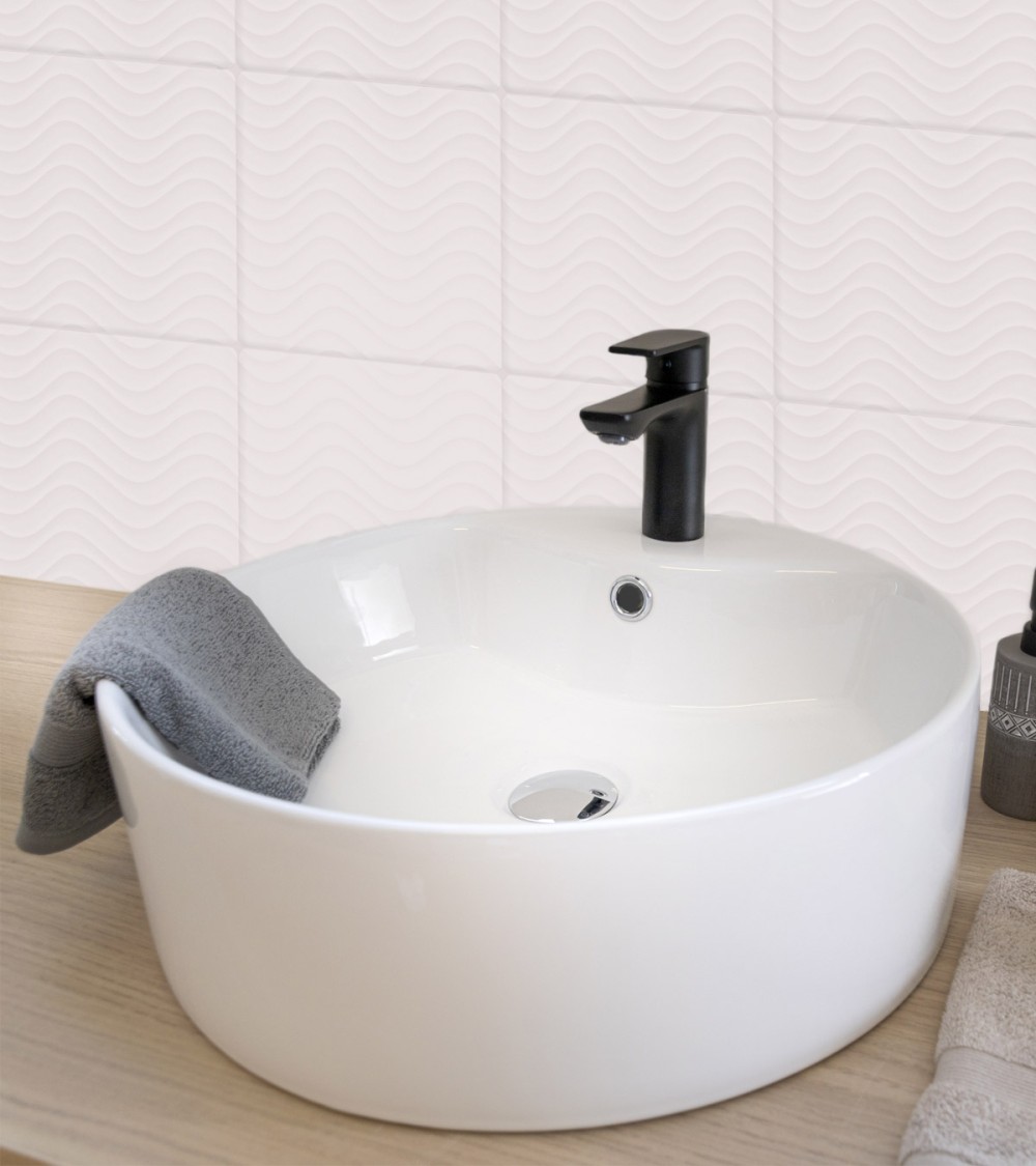 Vasque ronde en céramique à poser modèle DIVA