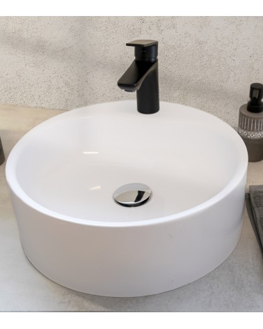 Vasque ronde en résine à poser modèle KALIA