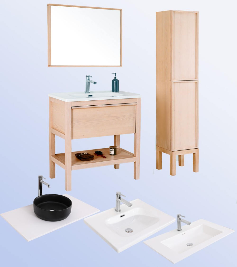 Meuble salle de bain 80 cm