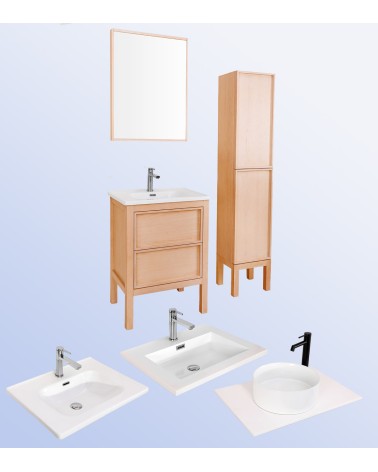 Meuble salle de bain 60 cm