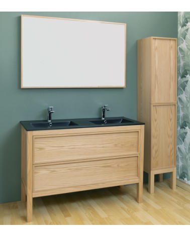 Meuble salle de bain sur pieds 120 cm