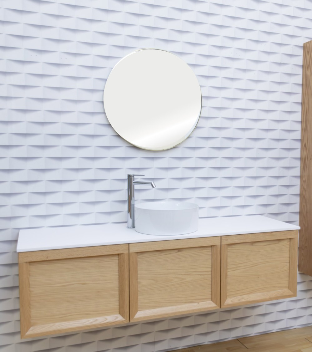 Meuble salle de bain 150 cm à suspendre