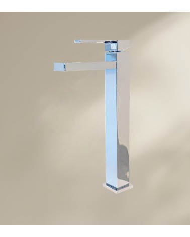 Mitigeur de salle de bain BOFI avec bec haut finition chromée