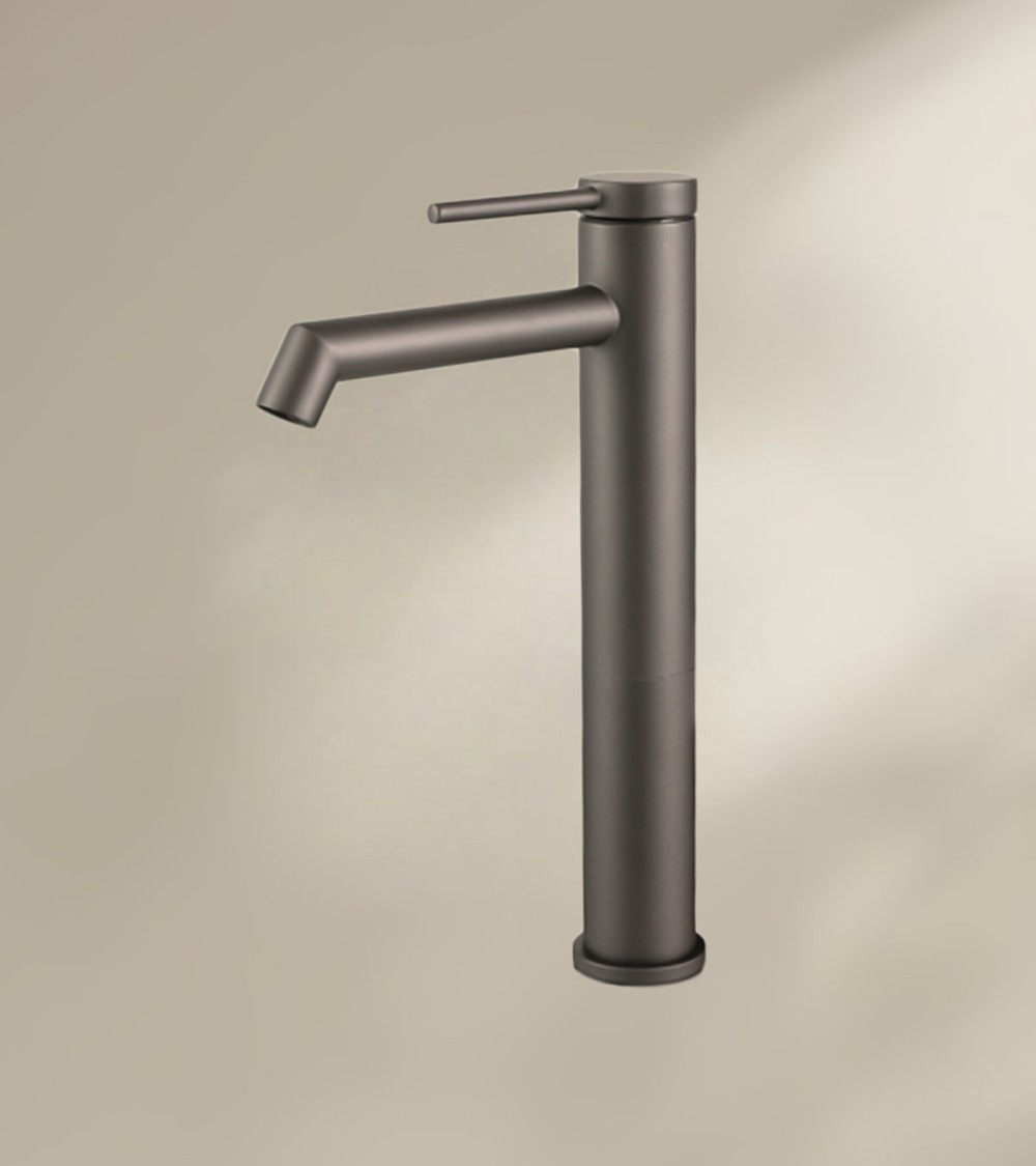 Mitigeur de salle de bain CHADOW avec bec haut finition canon de fusil