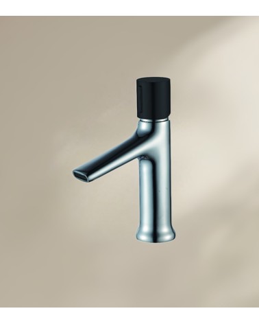 Mitigeur de salle de bain BRISE avec bec bas finition chromée