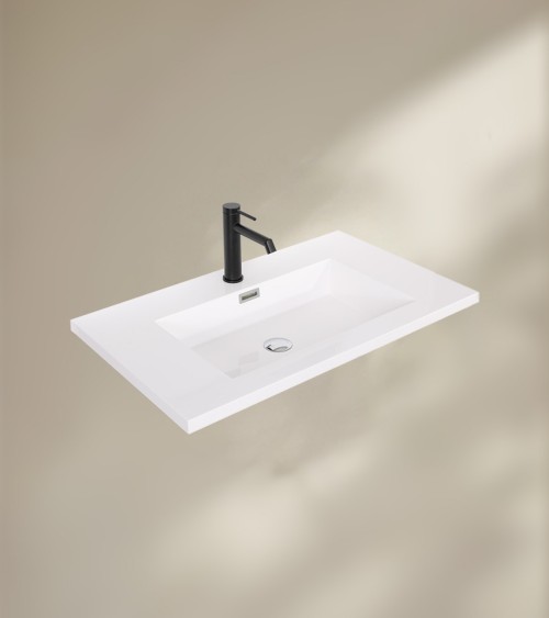 Plan vasque en résine 80 cm - ALEA