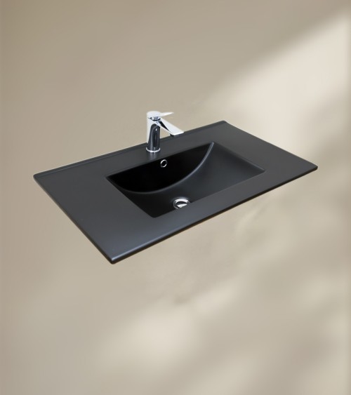 Plan vasque en céramique 80 cm NYRIO