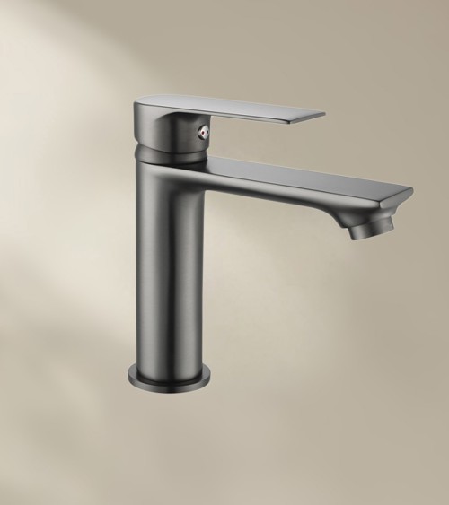 Mitigeur de salle de bain QUARTEL avec bec bas finition canon de fusil