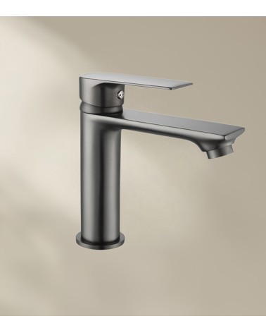 Mitigeur de salle de bain QUARTEL avec bec bas finition canon de fusil