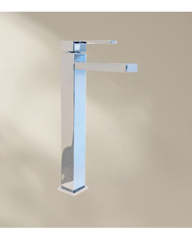 Mitigeur de salle de bain BOFI avec bec haut finition chromée