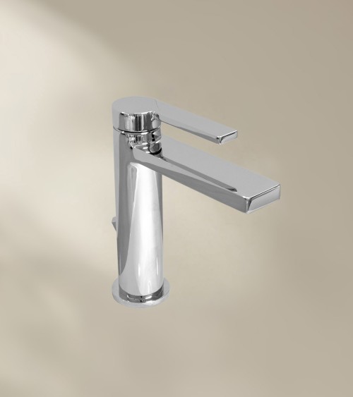Mitigeur de salle de bain DIVA avec bec bas finition chromée