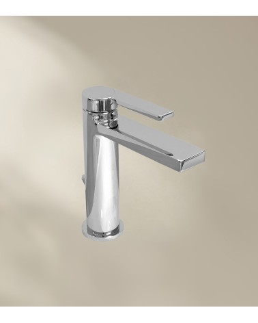 Mitigeur de salle de bain DIVA avec bec bas finition chromée