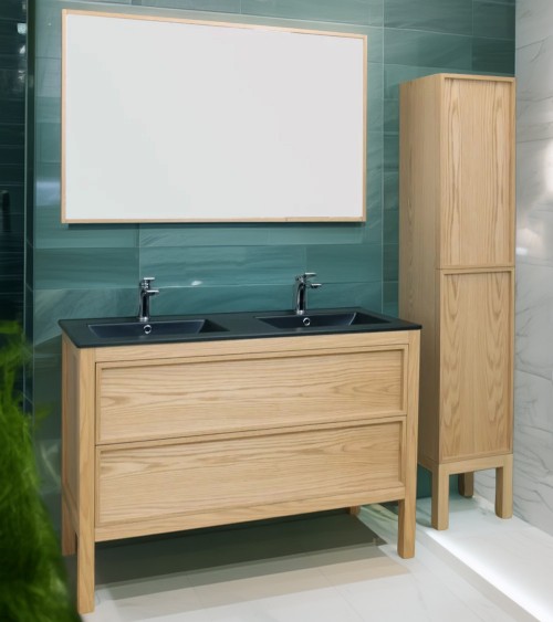 Meuble salle de bain 120 cm - 2 tiroirs JUSTO