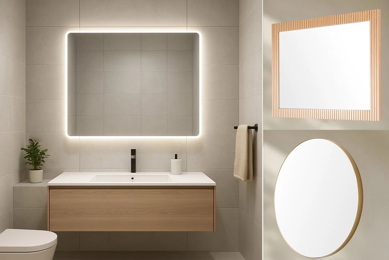 choisir un miroir de salle de bains