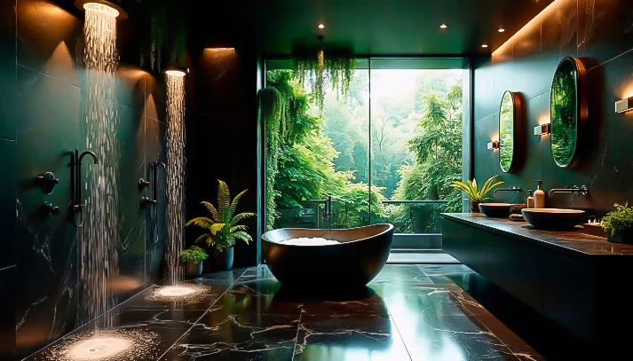 Comment décorer les murs d'une salle de bain 